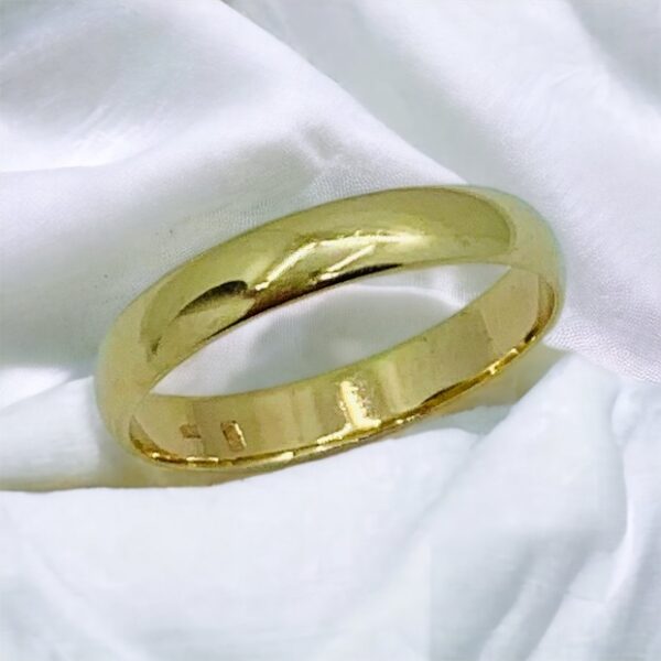 Arany Karikagyűrűk 14 karátos Fényes karikagyűrű (Nr.14) webshop