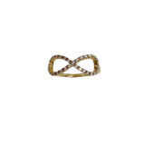 Arany Gyűrűk 14 karátos Végtelen mintájú gyűrű (Nr.50) webshop