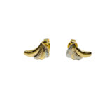 Arany Női fülbevaló 14 karátos Kicsi leveles fülbevaló (Nr.3) webshop