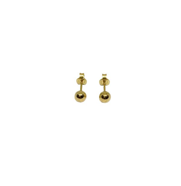 Arany Női fülbevaló 14 karátos Gömb formájú stekkeres fülbevaló (Nr.5) webshop