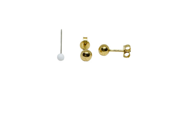 Arany Női fülbevaló 14 karátos Gömb formájú stekkeres fülbevaló (Nr.5) webshop