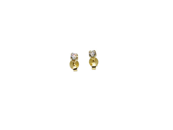 Arany Női fülbevaló 14 karátos Sárga arany 1 köves stekkeres fülbevaló (Nr.16) webshop