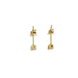 Arany Női fülbevaló 14 karátos Sárga arany 1 köves stekkeres fülbevaló (Nr.16) webshop