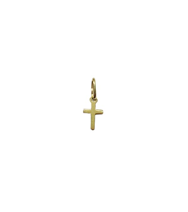 Arany Medálok 14 karátos Mini kő nélküli kereszt medál (Nr.23) webshop