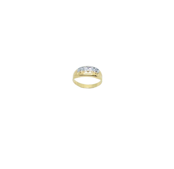 Arany Gyűrűk 14 karátos Vékony kislány gyűrű (Nr.4) webshop