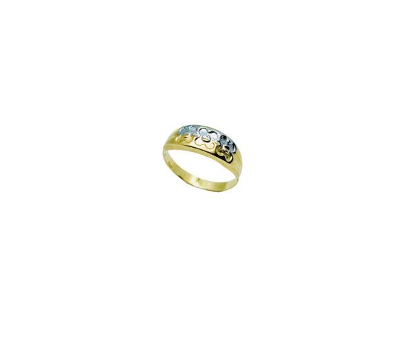 Arany Gyűrűk 14 karátos Vékony kislány gyűrű (Nr.4) webshop