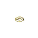 Arany Gyűrűk 14 karátos Hullámos vésett gyűrű (Nr.11) webshop