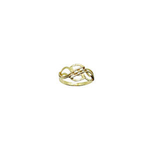 Arany Gyűrűk 14 karátos Hullámos vésett gyűrű (Nr.11) webshop