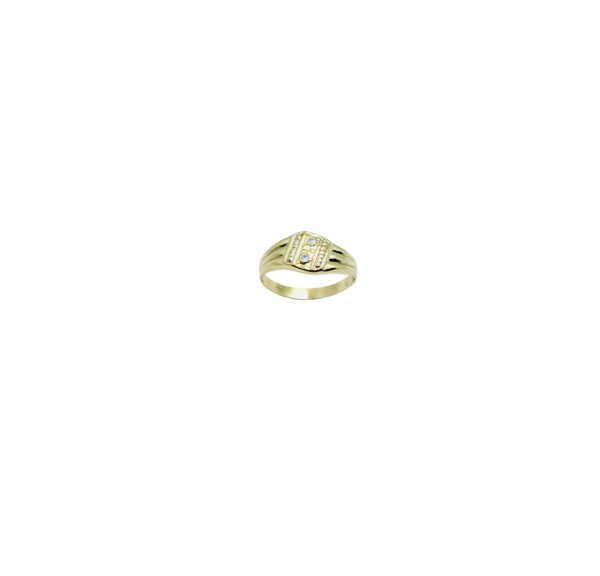 Arany Gyűrűk 14 karátos Köves kis súlyú gyűrű (Nr.17) webshop