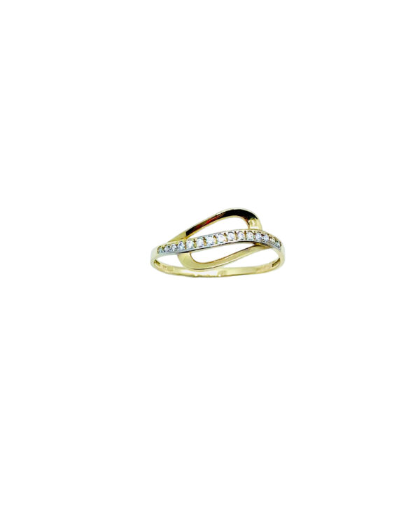 Arany Gyűrűk 14 karátos Köves gyűrű (Nr.24) webshop