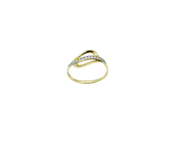 Arany Gyűrűk 14 karátos Köves gyűrű (Nr.24) webshop