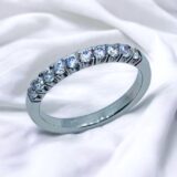 Arany Gyűrűk 14 karátos Fehér arany karikagyűrű jellegu gyűrű  (Nr.15K) webshop