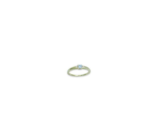 Arany Gyűrűk 14 karátos Sárga arany 3 köves gyűrű (Nr.41) webshop