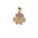 Arany Medálok 14 karátos Kutya tappancsos köves medál (Nr.68) webshop