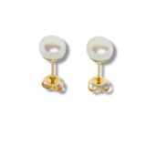 Arany Női fülbevaló 14 karátos Gyöngyös stekkeres fülbevaló (Nr.9) webshop