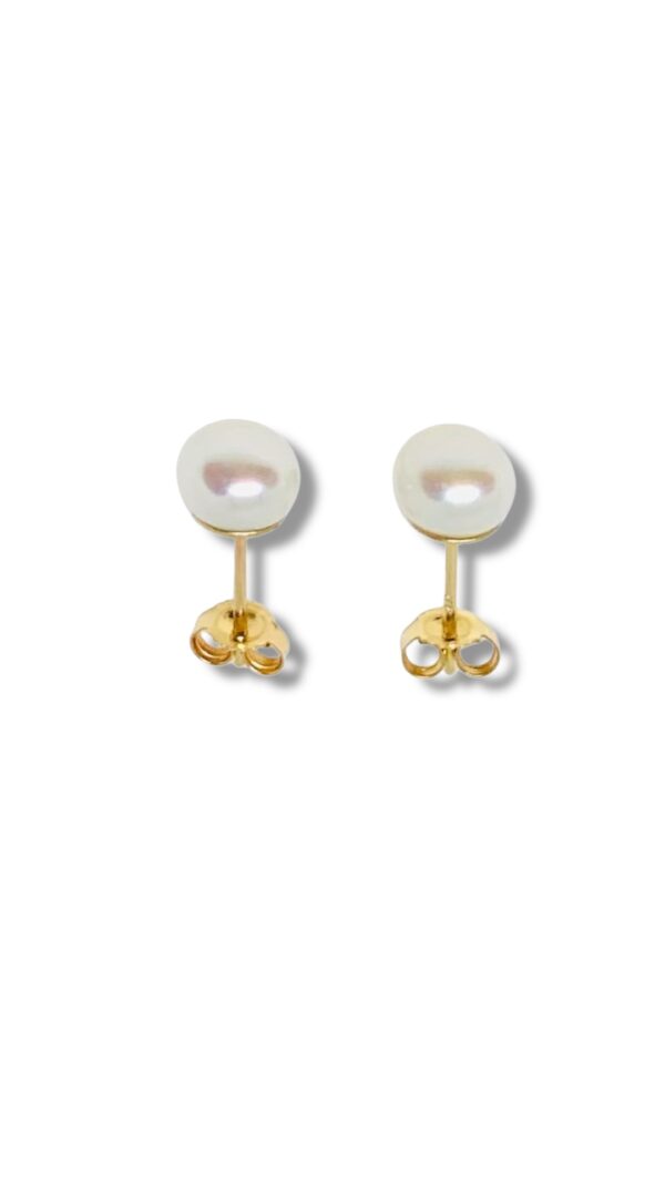 Arany Női fülbevaló 14 karátos Gyöngyös stekkeres fülbevaló (Nr.9) webshop