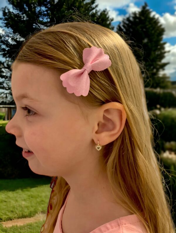 Arany Kislány fülbevalók 14 karátos Kislány fülbevaló szíves (Nr.2) webshop