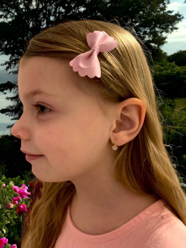 Arany Kislány fülbevalók 14 karátos Kislány fülbevaló kerek (Nr.4) webshop