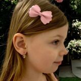 Arany Kislány fülbevalók 14 karátos Szíves fehér köves kislány fülbevaló (Nr.21) webshop