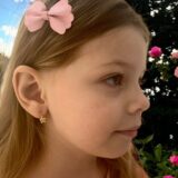 Arany Kislány fülbevalók 14 karátos Pillangós kislány fülbevaló (Nr.25) webshop