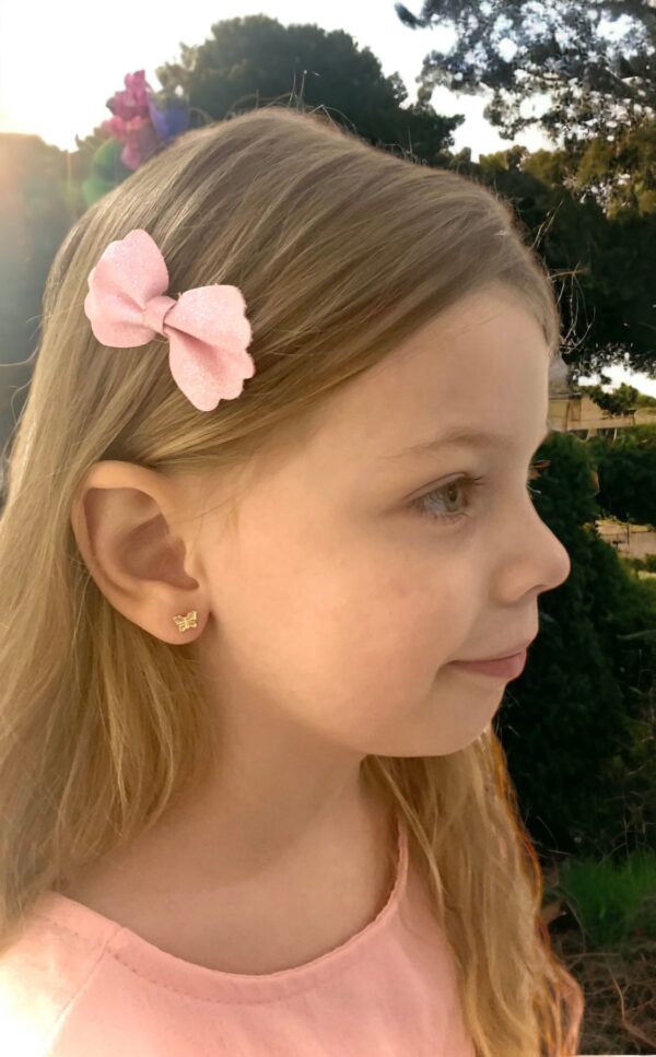 Arany Kislány fülbevalók 14 karátos Pillangós stekkeres kislány fülbevaló (Nr.33) webshop