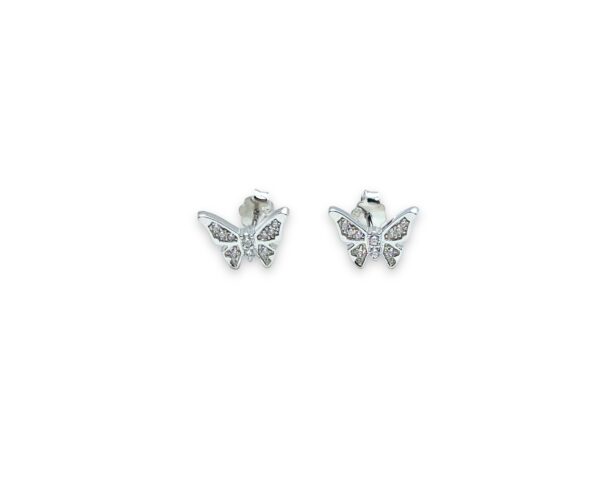 Ezüst fülbevaló Ezüst pillangós fülbevaló (Nr.24) webshop