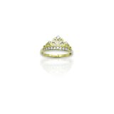 Arany Gyűrűk 14 karátos “Hercegnős” Sárga arany gyűrű (Nr.53) webshop
