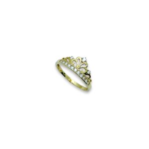 Arany Gyűrűk 14 karátos “Hercegnős” Sárga arany gyűrű (Nr.53) webshop