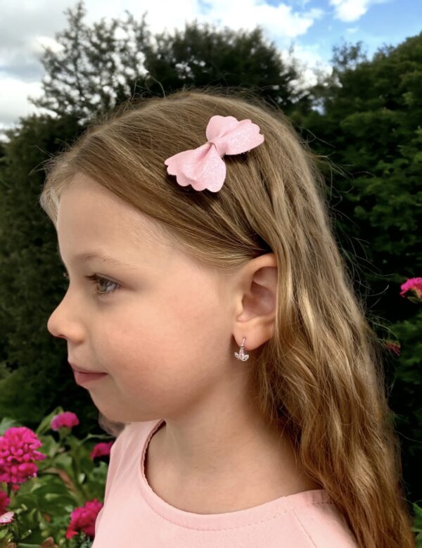 Arany Kislány fülbevalók 14 karátos Fehér arany fehér és rózsaszínköves kislány fülbevaló (Nr.49) webshop