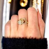 Arany Gyűrűk 14 karátos 3 szíves gyűrű (Nr.51) webshop