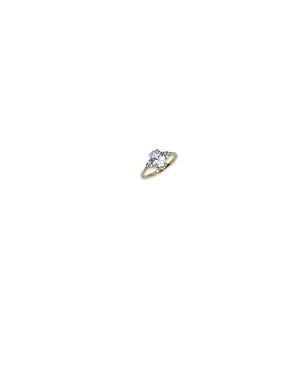 Arany Gyűrűk 14 karátos Ovális köves gyűrű (Nr.56) webshop