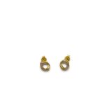 Arany Női fülbevaló 14 karátos Ovális köves fülbevaló (Nr.31) webshop