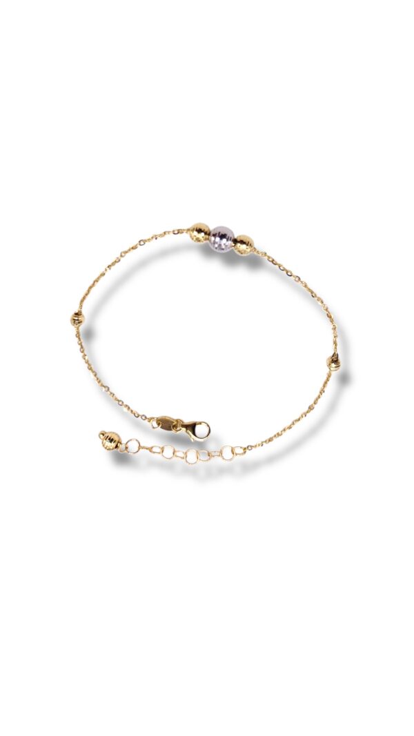 Arany Karláncok 14 karátos Golyós anker karlánc (Nr.27) webshop