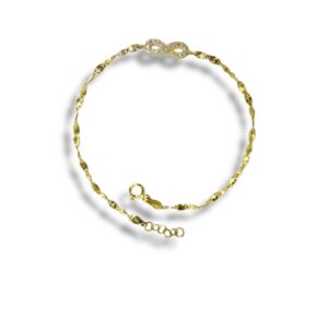 Arany Karláncok 14 karátos Végtelen betétes karlánc ( Nr.24) webshop