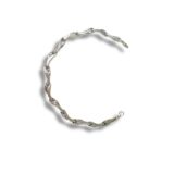 Arany Karláncok 14 karátos Fehér arany stiftes karlánc (Nr.7) webshop