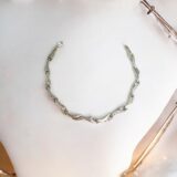 Arany Karláncok 14 karátos Fehér arany stiftes karlánc (Nr.7) webshop