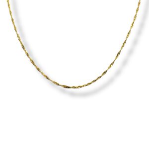 Arany Láncok 14 karátos Sárga arany Szingapuri tipusú vékony lánc (Nr.32) webshop