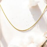 Arany Láncok 14 karátos Sárga arany lánc Barbara tipusú (Nr.3) webshop