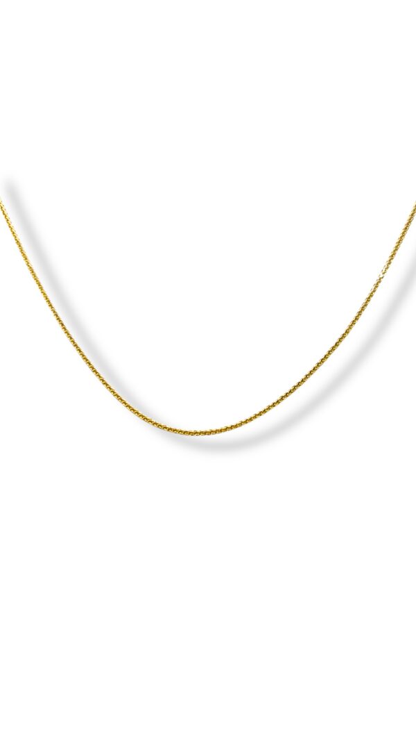 Arany Láncok 14 karátos Sárga arany lánc Barbara tipusú (Nr.3) webshop