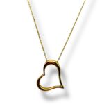 Arany Láncok 14 karátos Szív medálos lánc (Nr.11 ) webshop