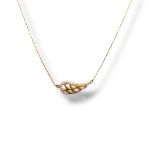 Arany Láncok 14 karátos Köves angyalszárny lánc (Nr.21) webshop