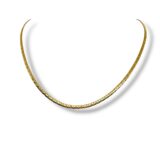 Arany Láncok 14 karátos Cobra tipusú Sárga arany lánc (Nr.51) webshop
