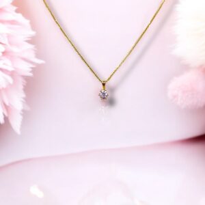 Arany Láncok 14 karátos Barbara típusú arany lánc cirkónia kővel (Nr.35) webshop