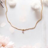Arany Láncok 14 karátos Barbara típusú arany lánc cirkónia kővel (Nr.34) webshop