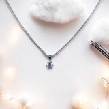 Arany Láncok 14 karátos Barbara típusú fehér arany lánc cirkónia kővel (Nr.36) webshop