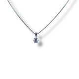 Arany Láncok 14 karátos Barbara típusú fehér arany lánc cirkónia kővel (Nr.36) webshop