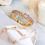 Arany Gyűrűk 14 karátos Több köves gyűrű (Nr.65) webshop