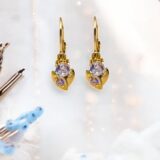 Arany Kislány fülbevalók 14 karátos Tulipán mintás kislány fülbevaló (Nr.23) webshop