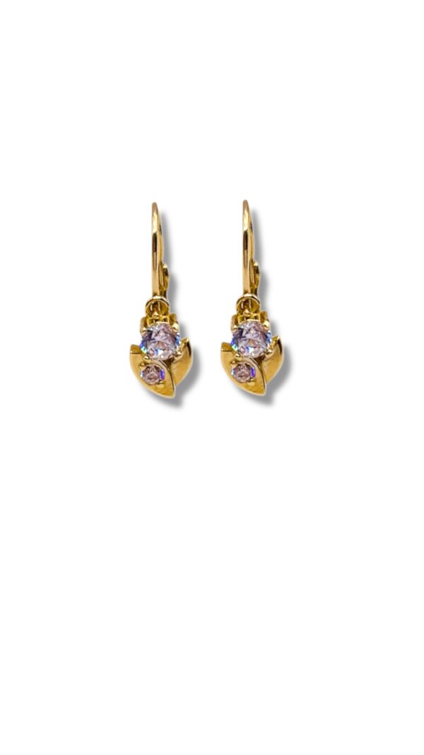 Arany Kislány fülbevalók 14 karátos Tulipán mintás kislány fülbevaló (Nr.23) webshop