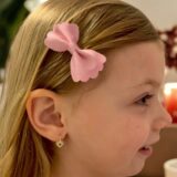 Arany Kislány fülbevalók 14 karátos Kislány fülbevaló szíves (Nr.2) webshop